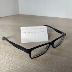 Ray-Ban RB5277 2077 Eyeglasses Black READ Rectangular Full Rim Frames 54-17-140